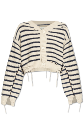 MM6 Maison Margiela Sweater with striped pattern | Women's
